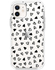 Little Hearts Impact iPhone Case