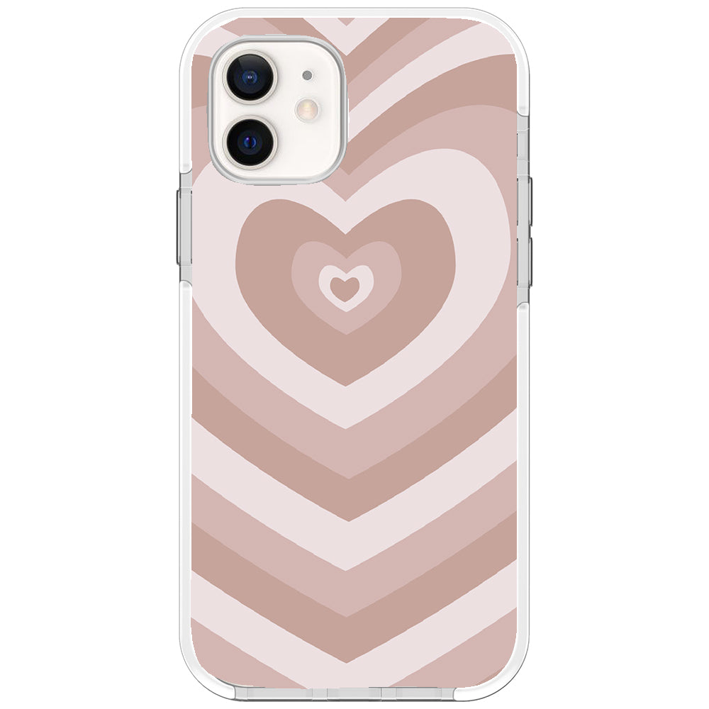 Nude Heart Impact iPhone Case