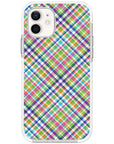 Colorful Checkboard Impact iPhone Case