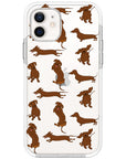 Baby Dachshund Collage Impact iPhone Case