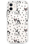 Frenchies Paws Collage Impact iPhone Case