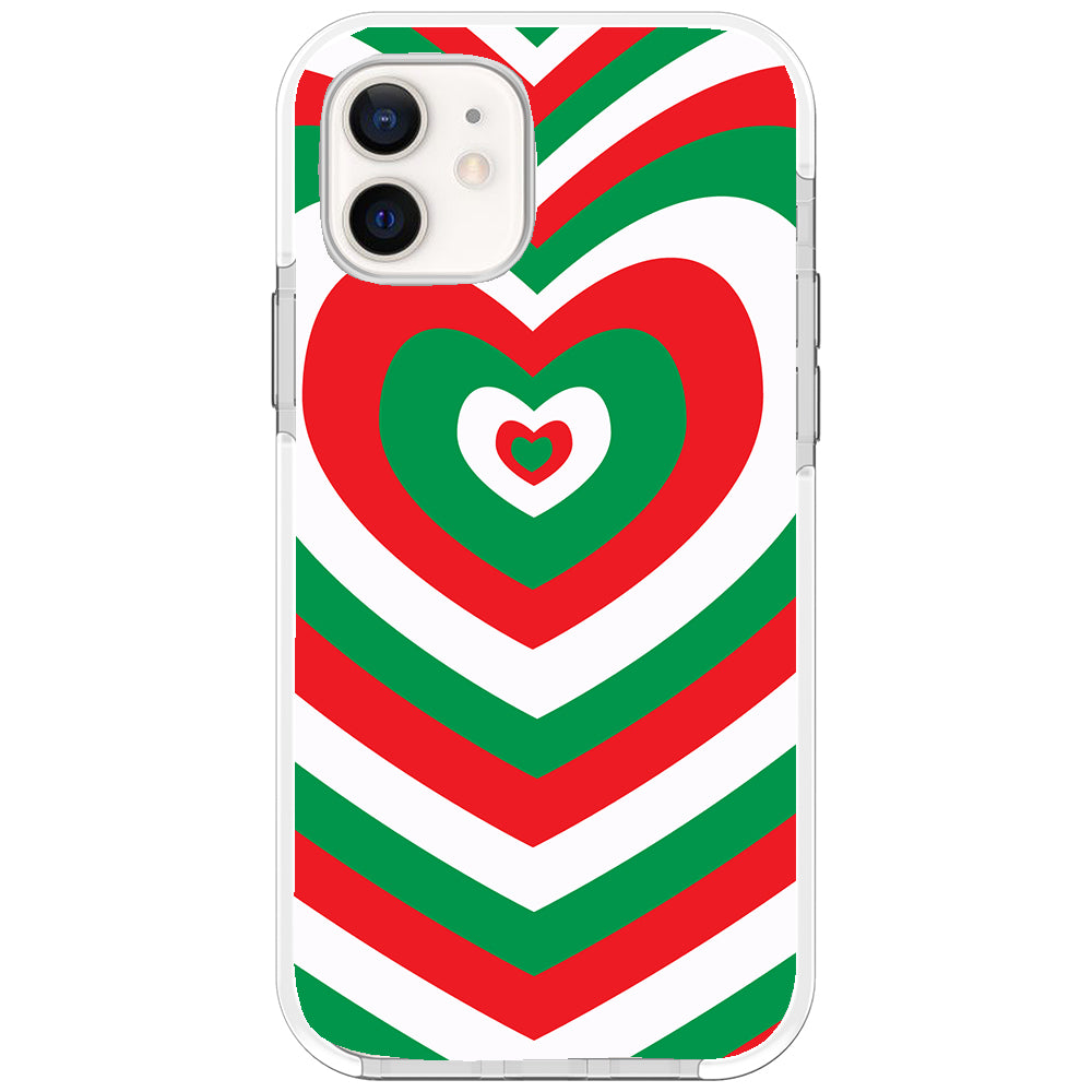 Candy Cane Impact iPhone Case