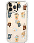 Pumpkin Spice Latte Collage iPhone Case