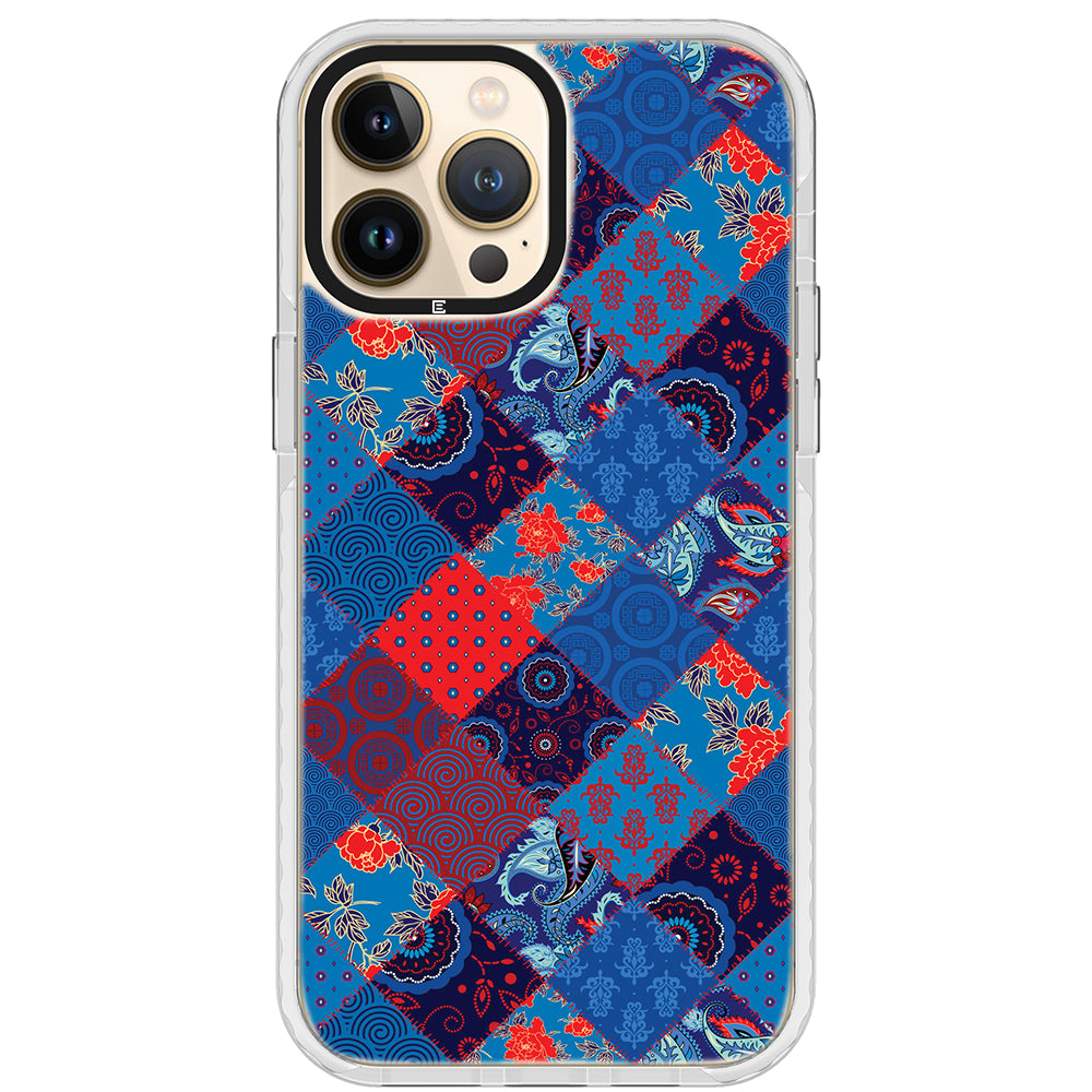 Paisley Patch Impact iPhone Case