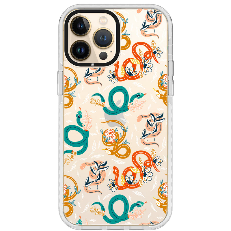 Colorful Snakes Impact iPhone Case