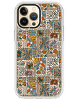 Spring Groovy Pattern Impact iPhone Case