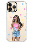 Donut Girl iPhone Case