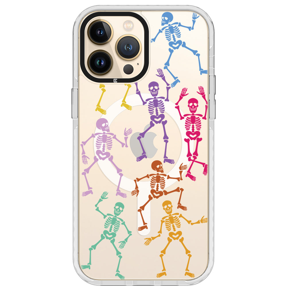 Dancing Skeleton Impact iPhone Case