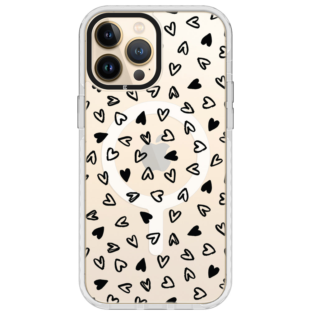 Little Hearts Impact iPhone Case