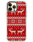 Ugly Sweater Red White Impact iPhone Case