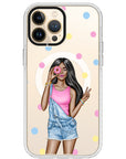 Donut Girl iPhone Case