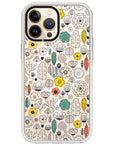 Minimal Scandinavian Flowers Impact iPhone Case