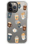 Pumpkin Spice Latte Collage iPhone Case