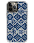 Ugly Sweater Blue White Impact iPhone Case