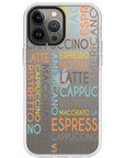 Coffee Names Impact iPhone Case