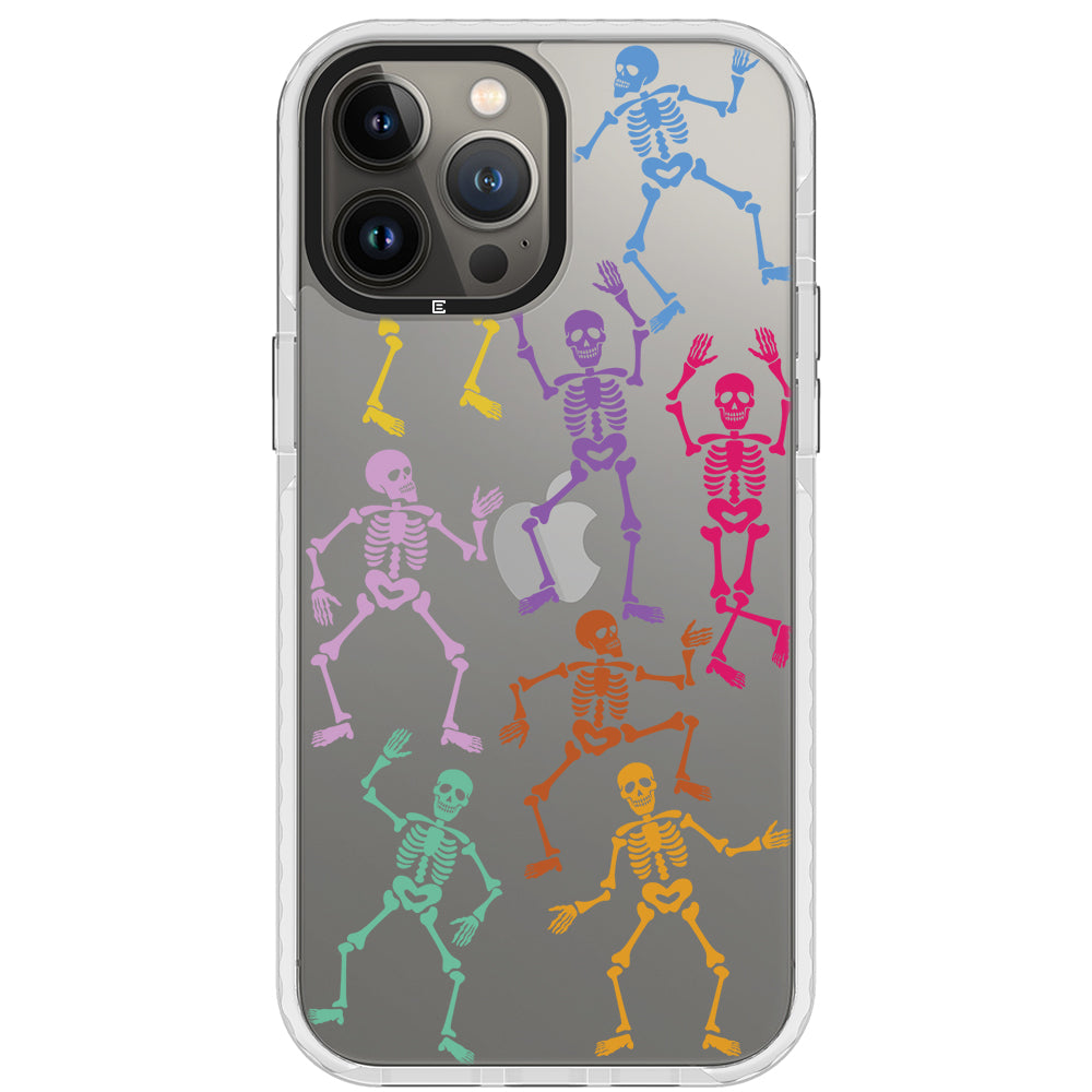 Dancing Skeleton Impact iPhone Case