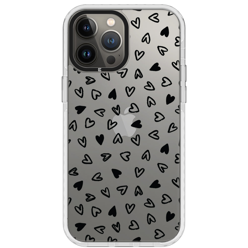 Little Hearts Impact iPhone Case