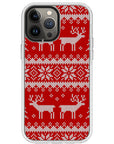 Ugly Sweater Red White Impact iPhone Case