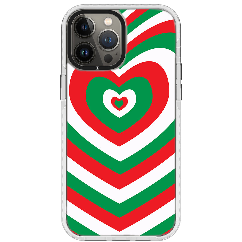 Candy Cane Impact iPhone Case