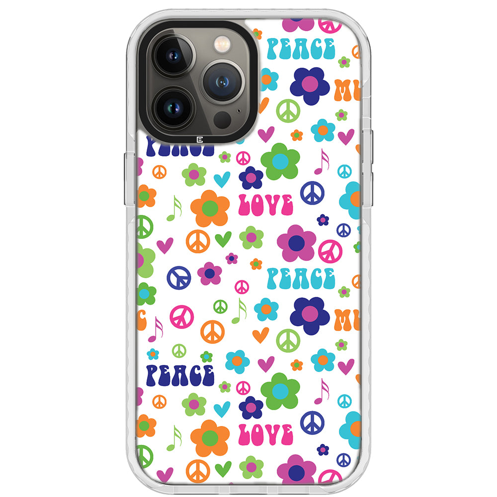 Love and Peace Impact iPhone Case