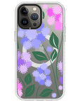 Ageratum Floral Impact iPhone Case