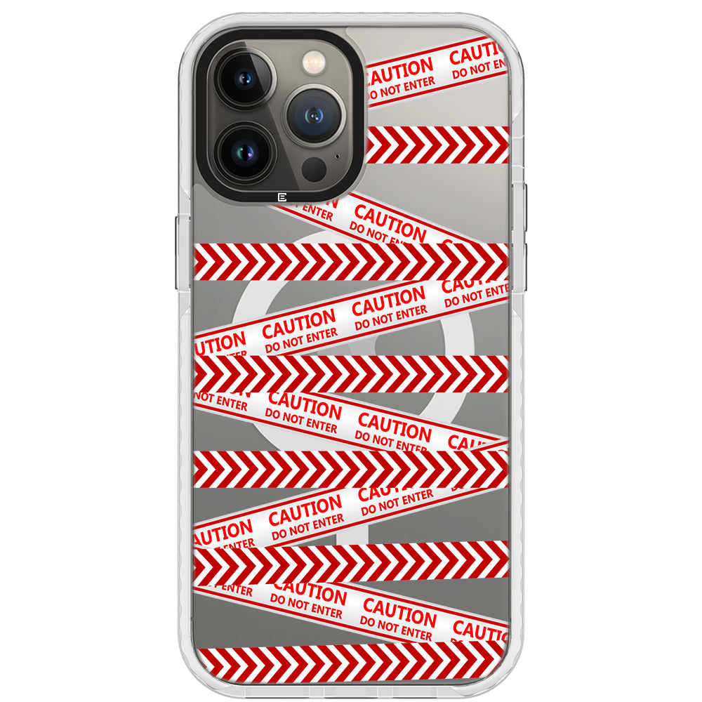 Caution Impact iPhone Case