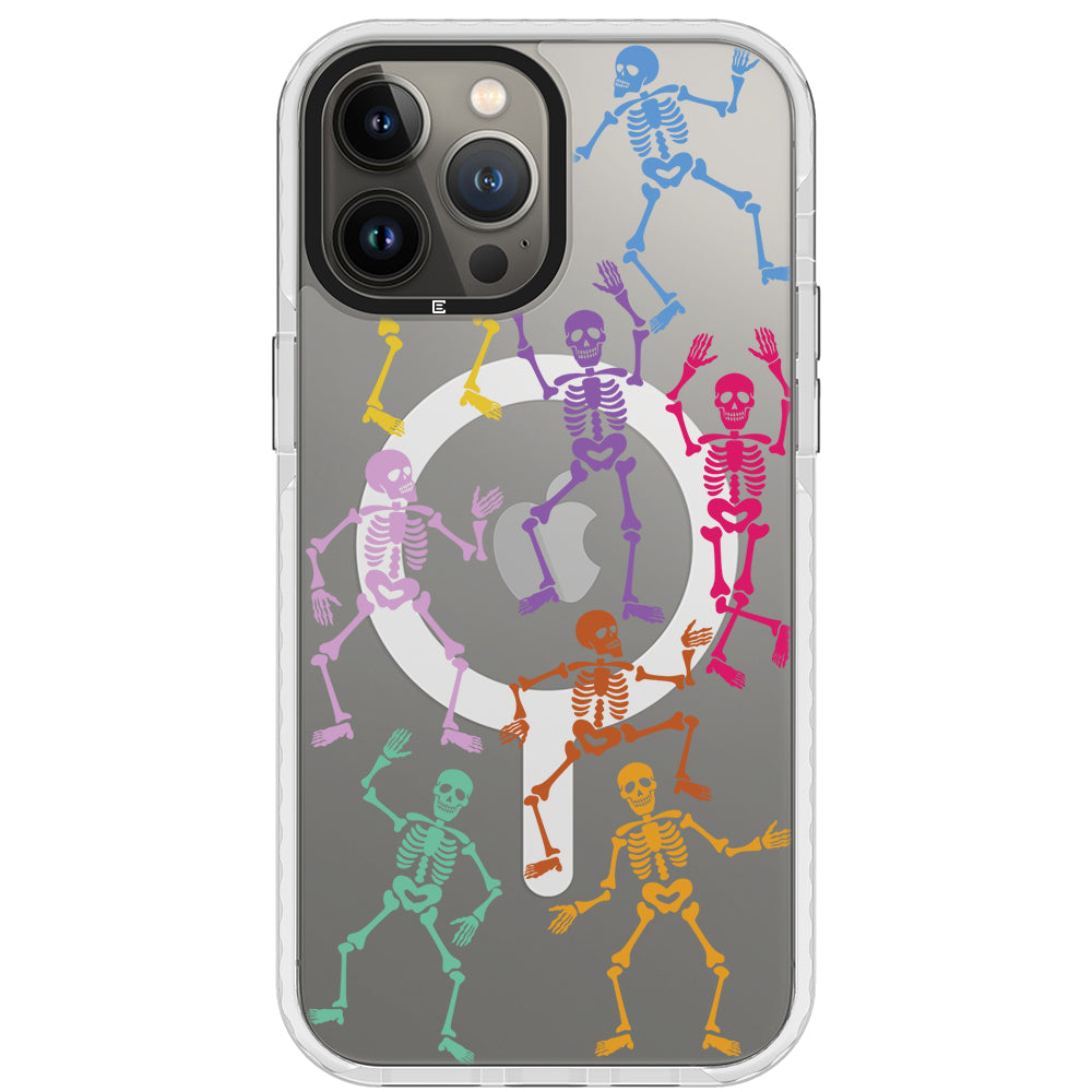 Dancing Skeleton Impact iPhone Case