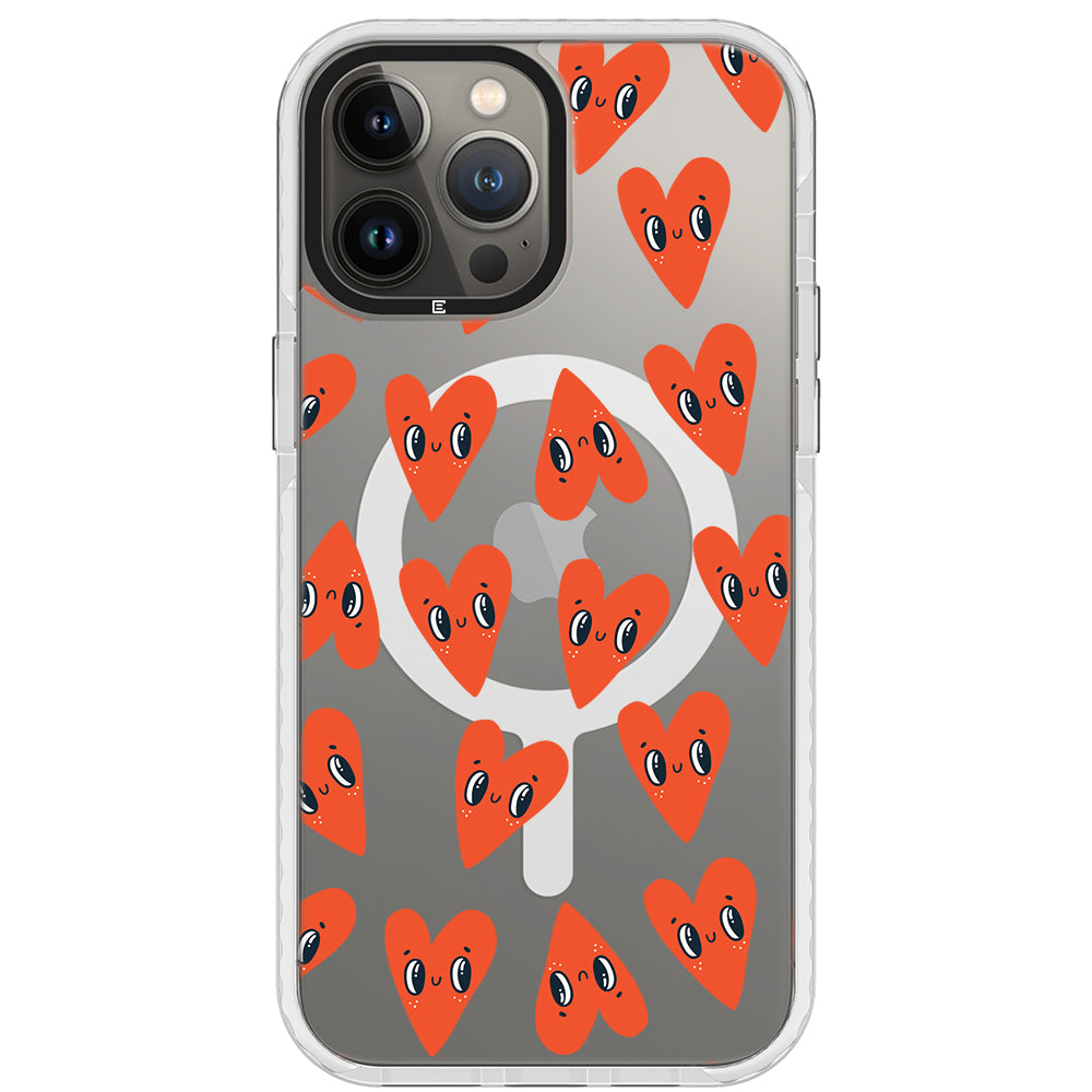 Valentine Heart Impact iPhone Case