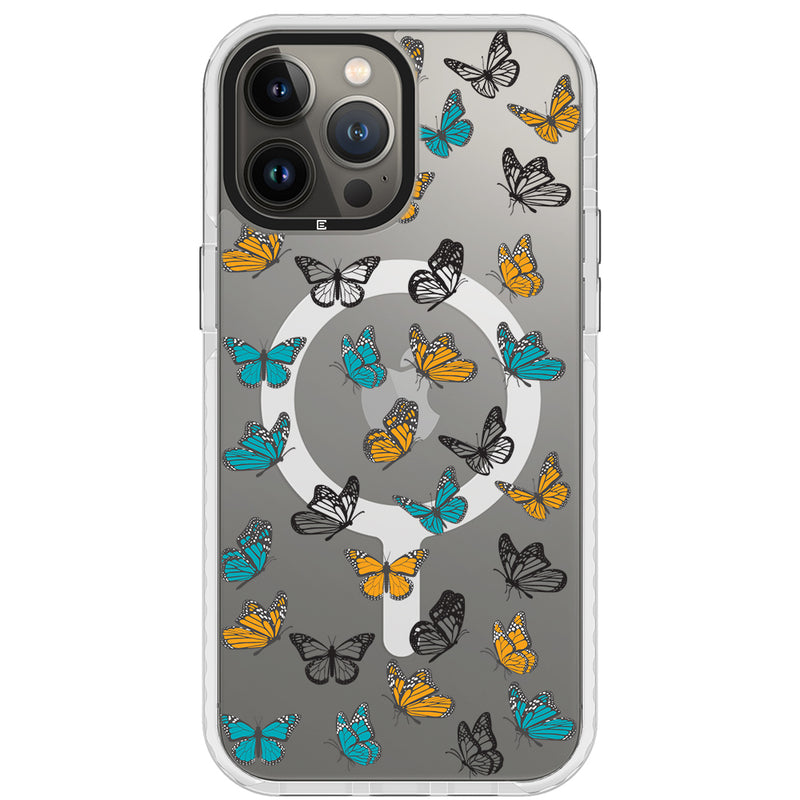 Colorful Aesthetic Butterflies Impact iPhone Case