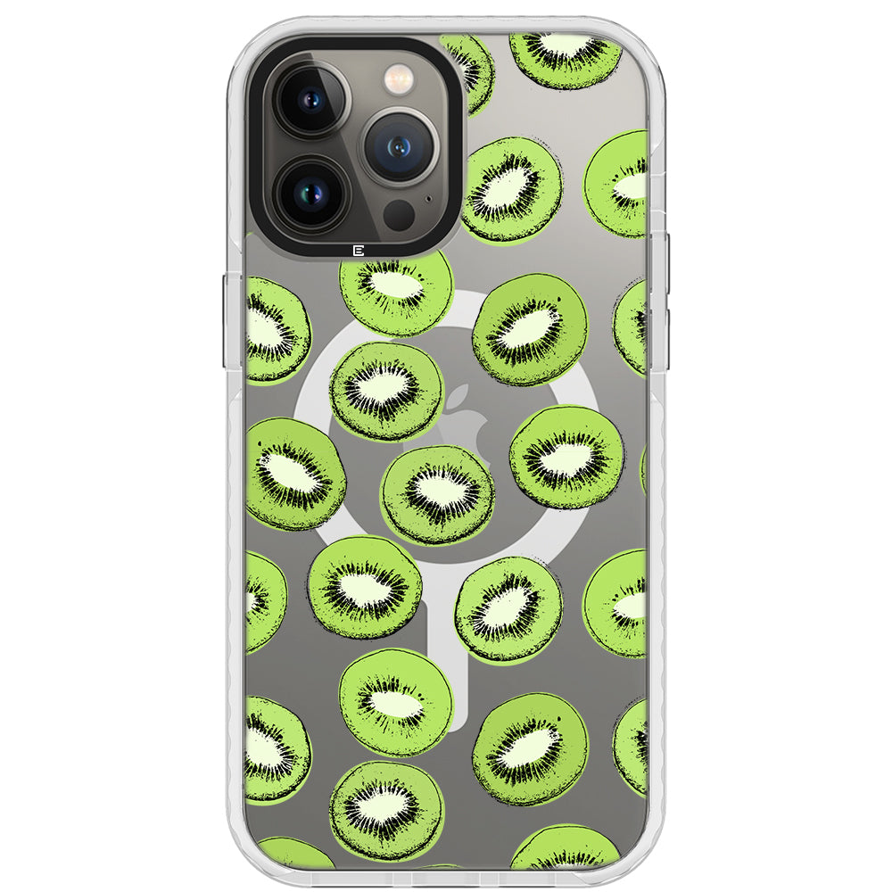 Kiwi Slices Impact iPhone Case