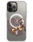 Surfing Skeleton Impact iPhone Case