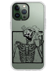 Coffee Skeleton Impact iPhone Case