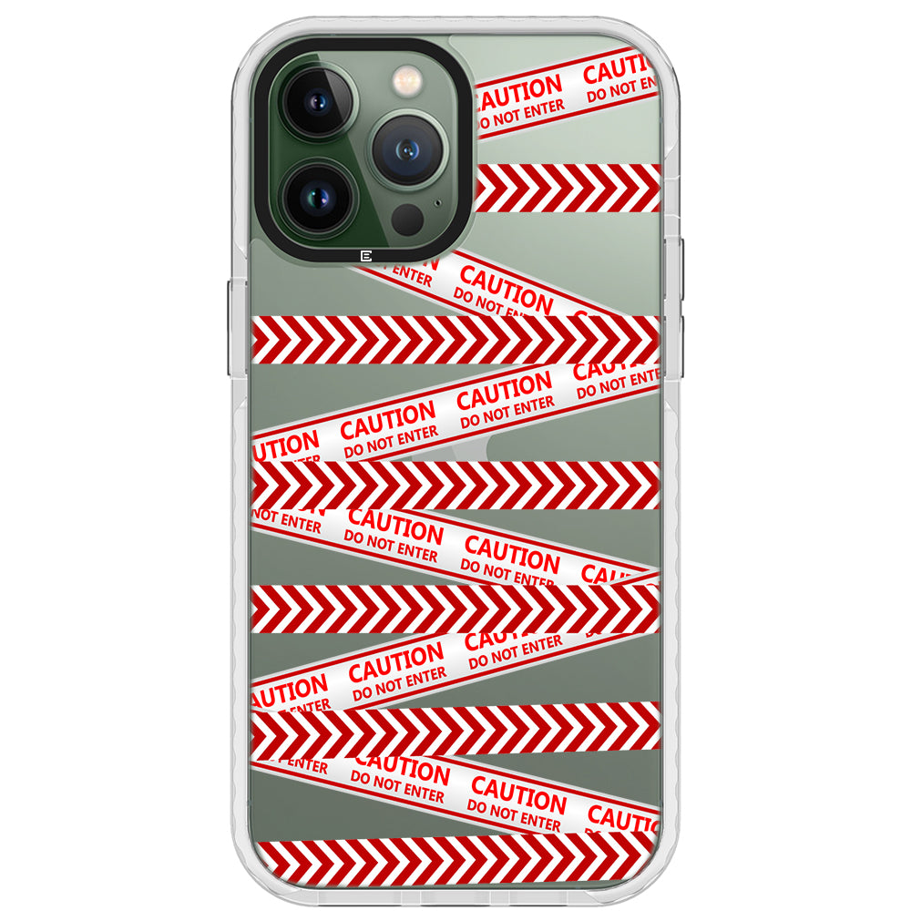 Caution Impact iPhone Case