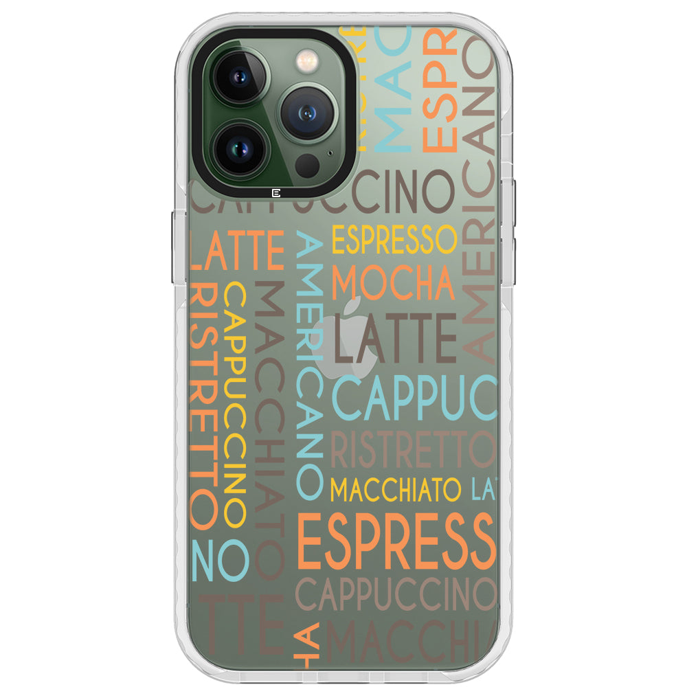 Coffee Names Impact iPhone Case