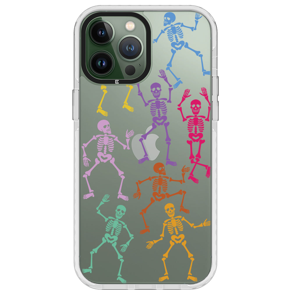 Dancing Skeleton Impact iPhone Case