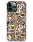 Spring Groovy Pattern Impact iPhone Case