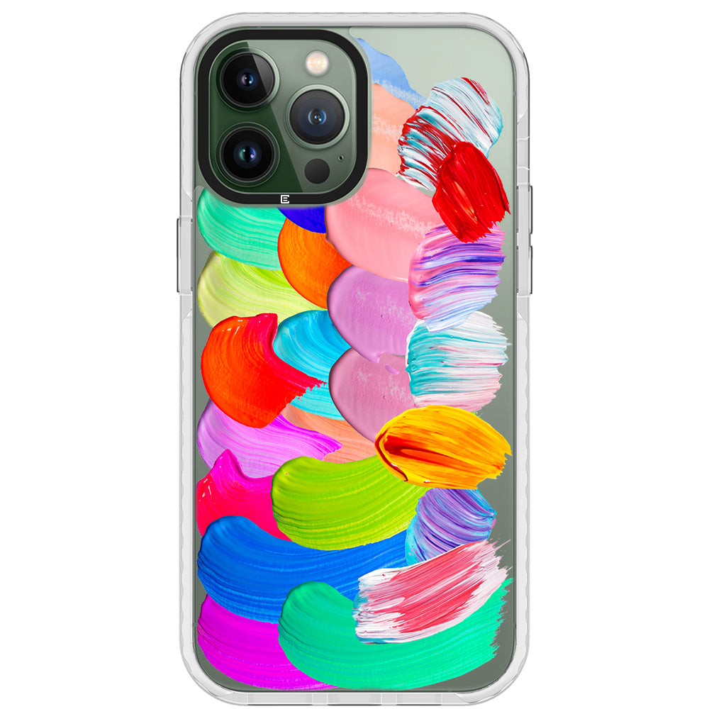 Paint Strokes Impact iPhone Case