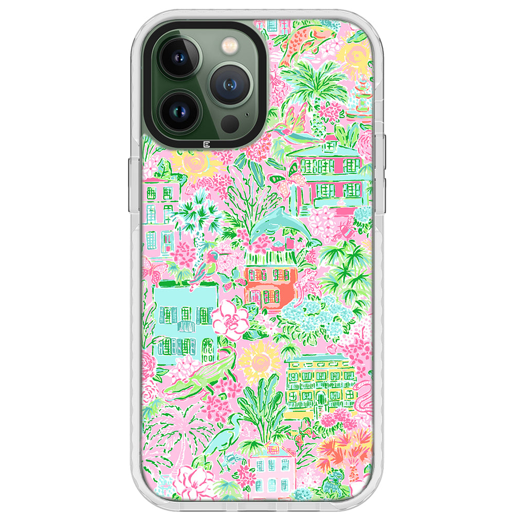 Preppy Town Impact iPhone Case