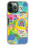 Rainbow Patches Impact iPhone Case