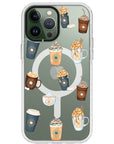 Pumpkin Spice Latte Collage iPhone Case