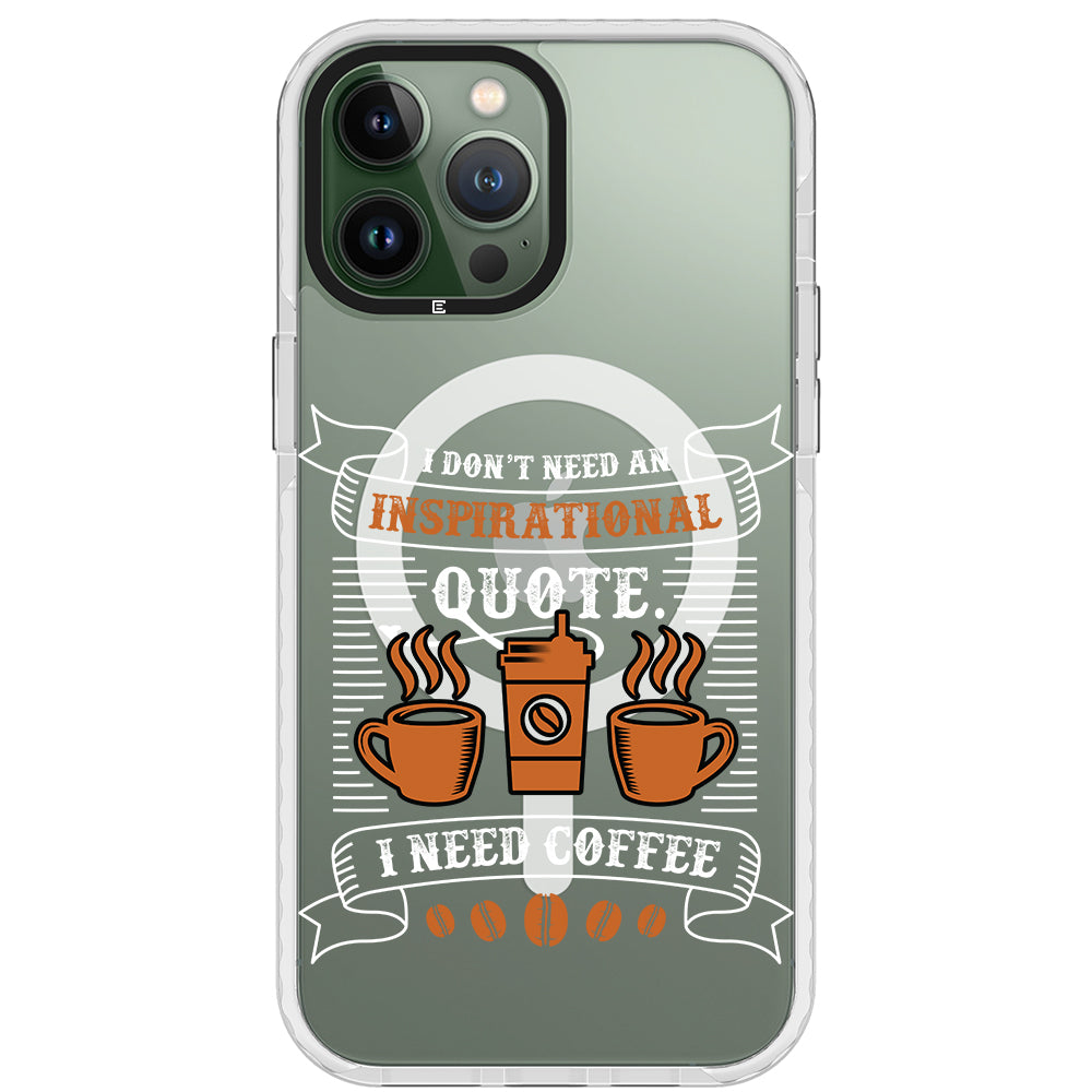 Coffee Inspirational Impact iPhone Case