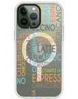 Coffee Names Impact iPhone Case