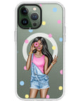 Donut Girl iPhone Case