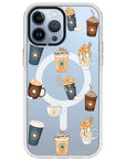 Pumpkin Spice Latte Collage iPhone Case