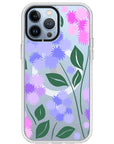 Ageratum Floral Impact iPhone Case