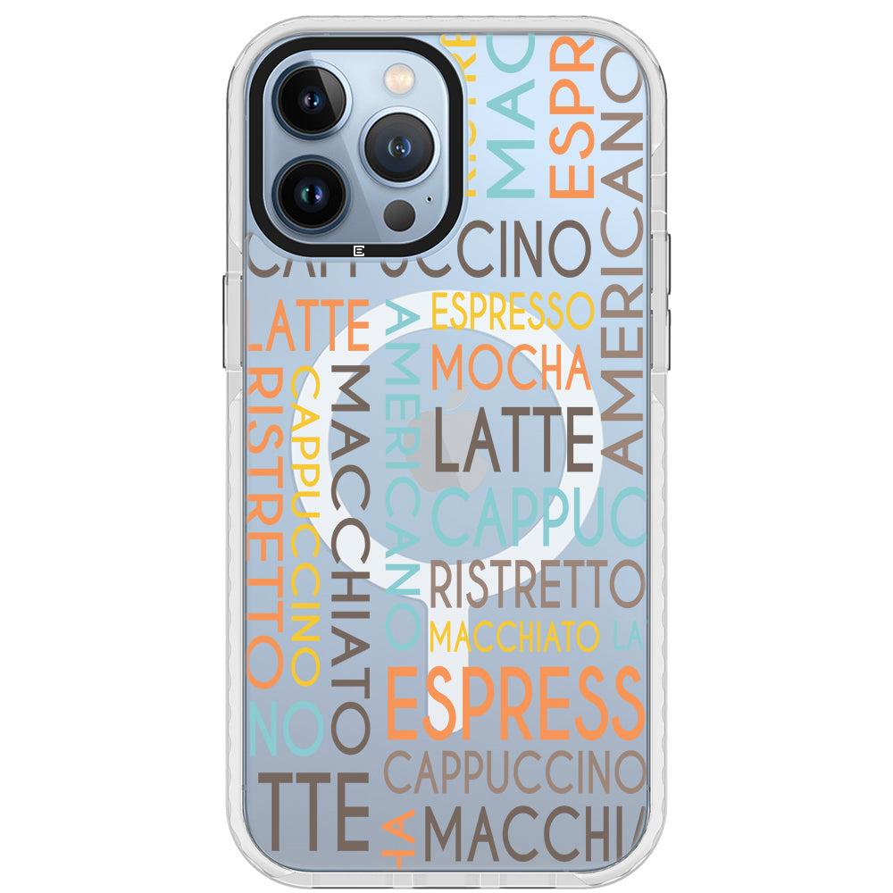 Coffee Names Impact iPhone Case