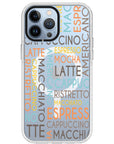 Coffee Names Impact iPhone Case