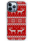 Ugly Sweater Red White Impact iPhone Case