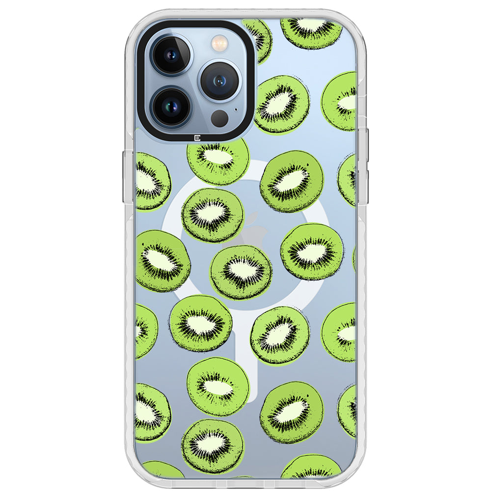 Kiwi Slices Impact iPhone Case