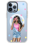 Donut Girl iPhone Case